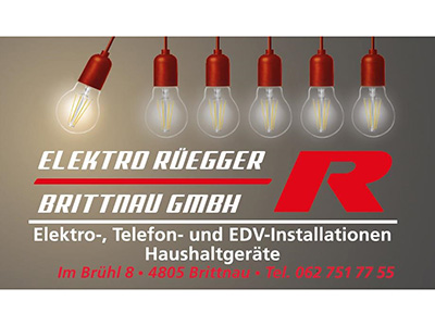 Die Elektro Rüegger Brittnau GmbH ist Aussteller an der BRIGA 2026