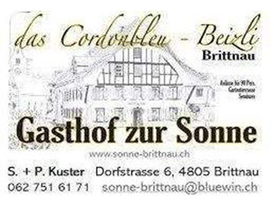 Das Restaurant Sonne führt die Gastwirschaft an der BRIGA 2026