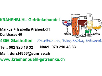 Getränkehandel Krähenbühl ist Aussteller an der BRIGA 2026